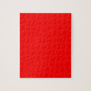 Red ff0000 jigsaw puzzle