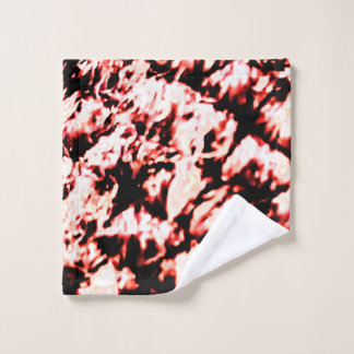 Red Fibers Towel