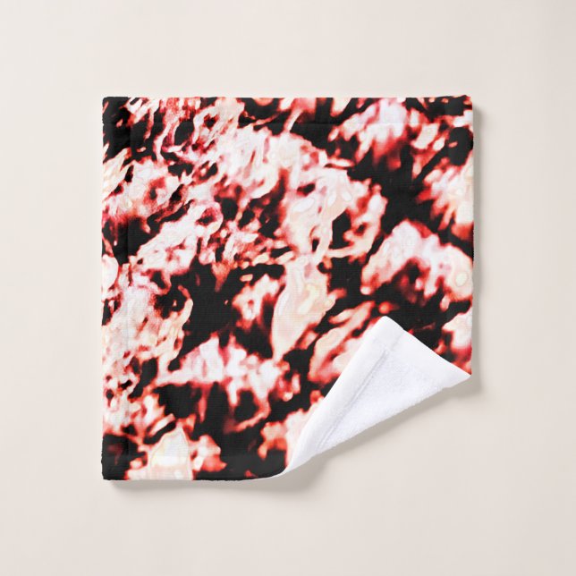 Red Fibers Towel (Wash Cloth)