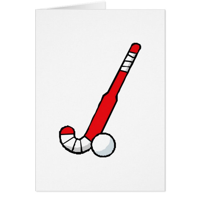 Red Field Hockey Stick (Front)