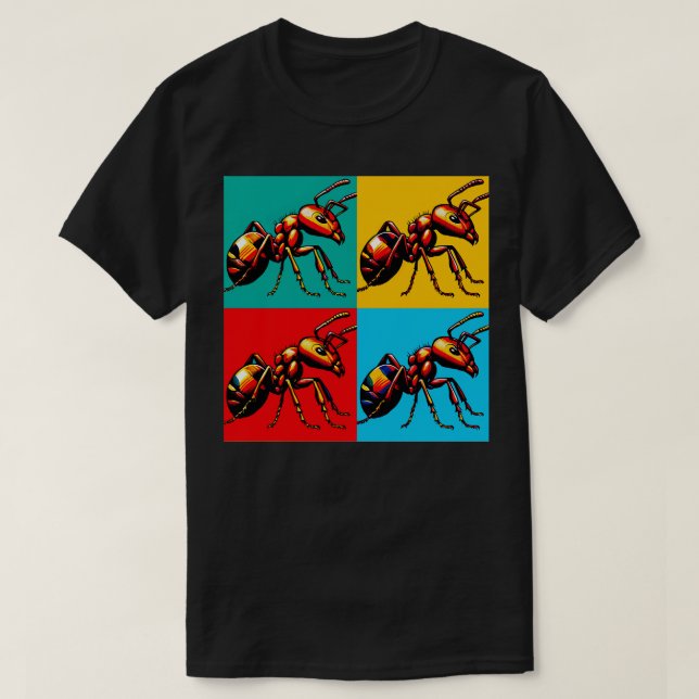 Red Fire Ant Cool Insect T-Shirt (Design Front)