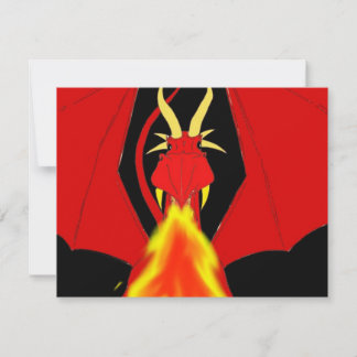 Red Fire Breathing Dragon