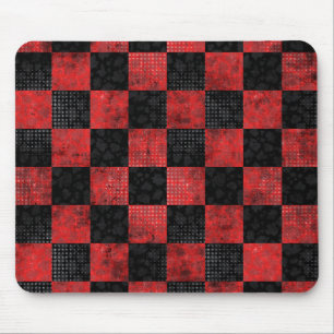 red fire chess  mouse pad