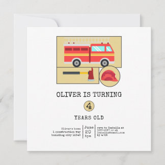 Red Fire Truck | Boys Themed Birthday