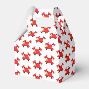 Red Fire Truck Boys Themed Birthday Favour Box