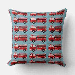 Red Fire Truck Cushion