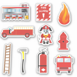 Red Fire Truck Kids Educational