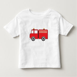 Red Fire Truck Toddler T-Shirt