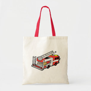 Red Fire Truck Tote Bag