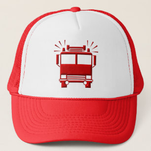 Red Firetruck Trucker Hat