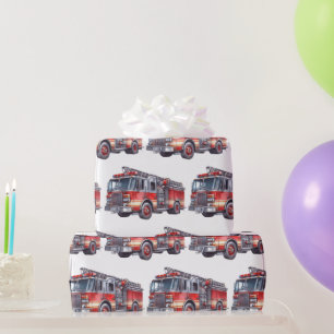 Red Firetruck's Wrapping Paper