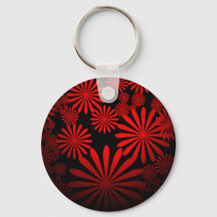 Red Fireworks Key Ring