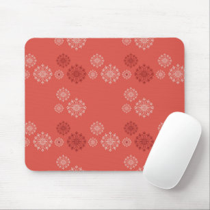 Red Fireworks Mouse Pad
