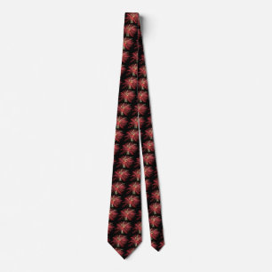 Red Fireworks Tie
