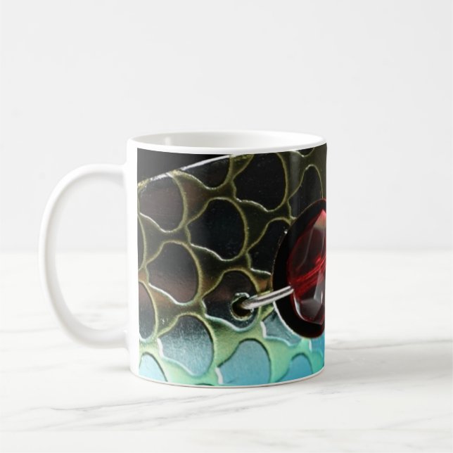 Red Fishing Lure Mug (Left)