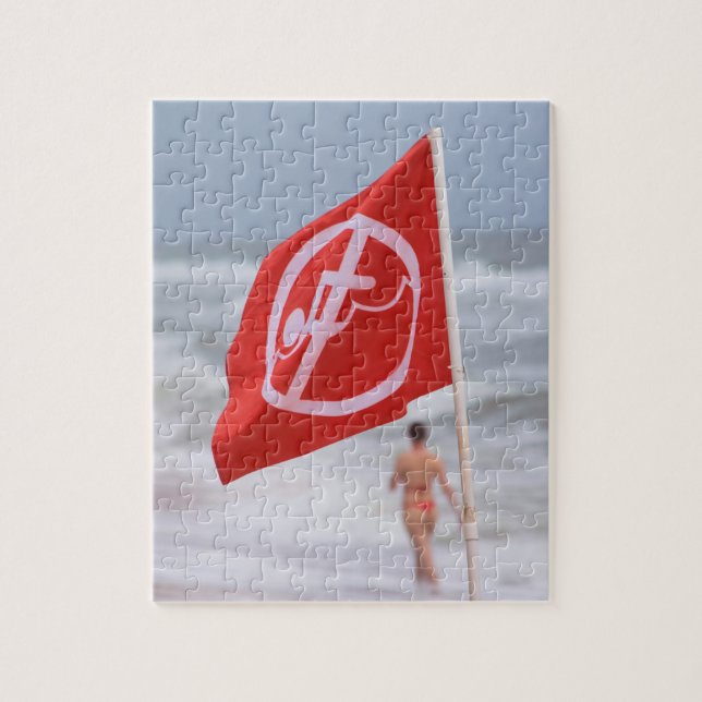 Red Flag Conditions  --  8x10 Jigsaw Puzzle (Vertical)