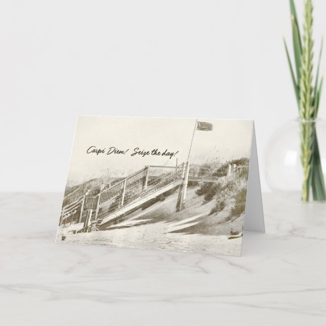 RED FLAG DAY Greeting Card (Front)