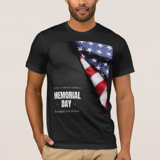 Red flag photo design t-shirt
