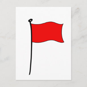 Red Flag: postcards