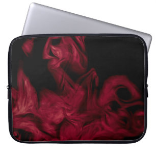 Red flame laptop sleeve