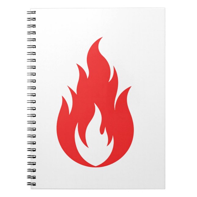 Red flame notebook (Front)