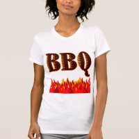 Red Flames BBQ Saying