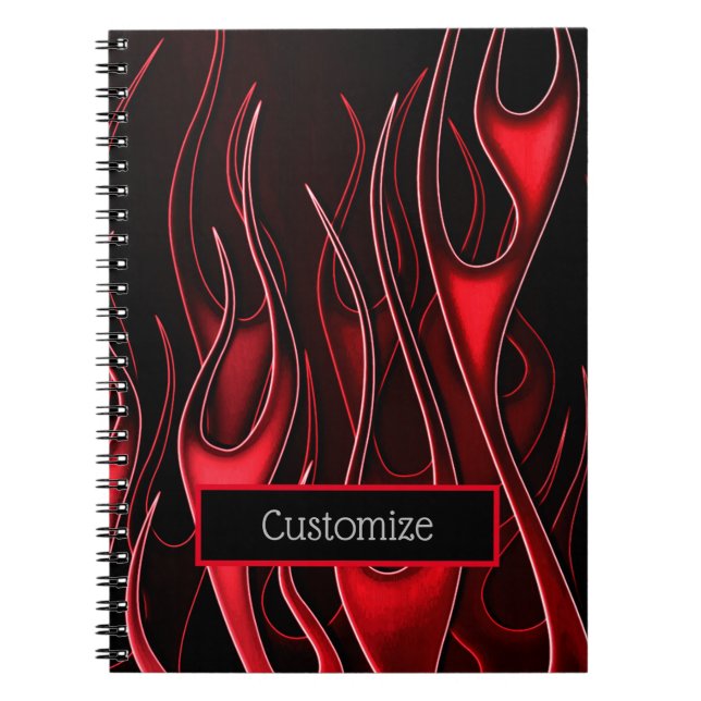 Red Flames Notebook (Front)