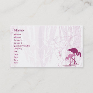 Red Flamingo - Business Card