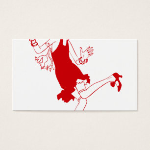 red flapper girl