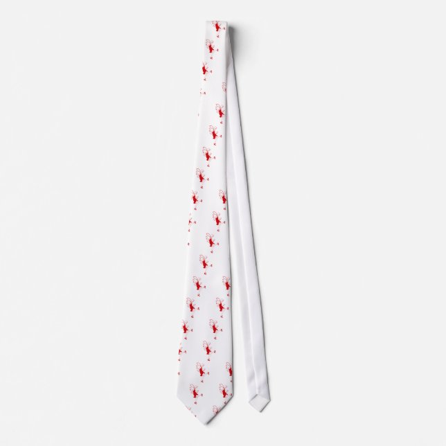 red flapper girl tie (Front)