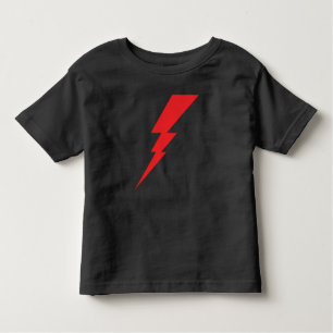 Red Flash Lightning Bolt Toddler T-Shirt