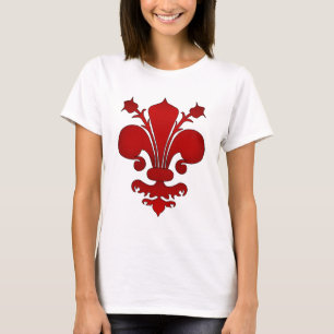 Red fleur de lis T-Shirt