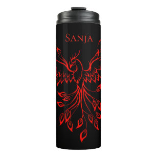 Red Flight of A Phoenix Personalised Thermal Tumbler