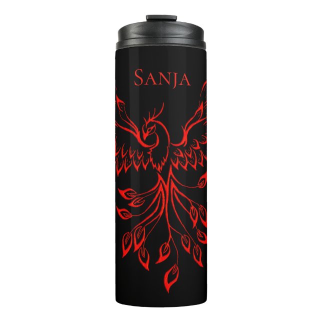 Red Flight of A Phoenix Personalised Thermal Tumbler (Front)