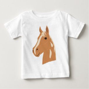 Red Flight the Happy Horse Baby T-Shirt