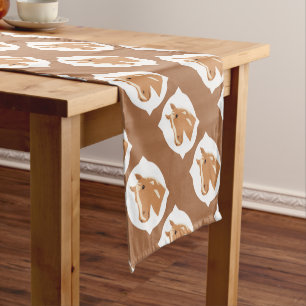 Red Flight the Happy Horse Short Table Runner