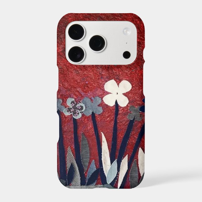 Red Floral  Artistic  (Back)