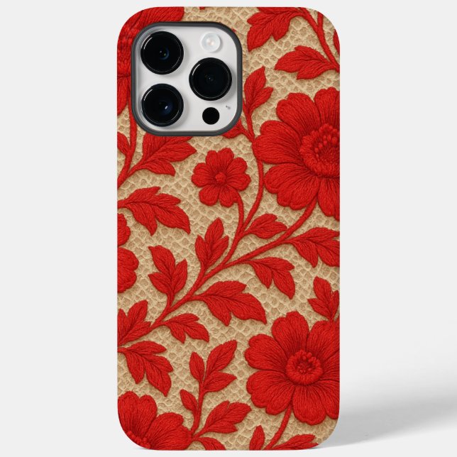Red Floral Cover in Design (Back)