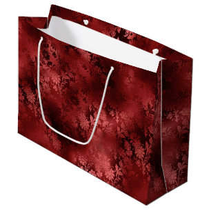 Red Floral Large Gift Bag