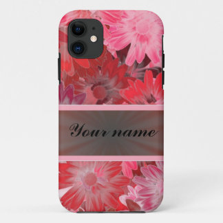 Red Floral With Ribbon iPhone 11 Case
