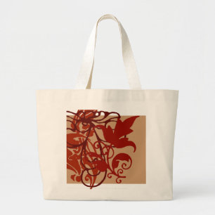 Red Flourish Bag