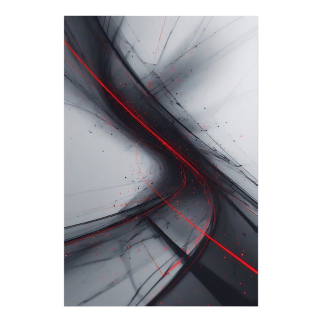 Red Flow Photo Print (Front)