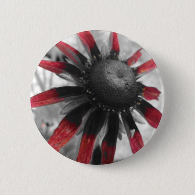 Red Flower Button (Front)