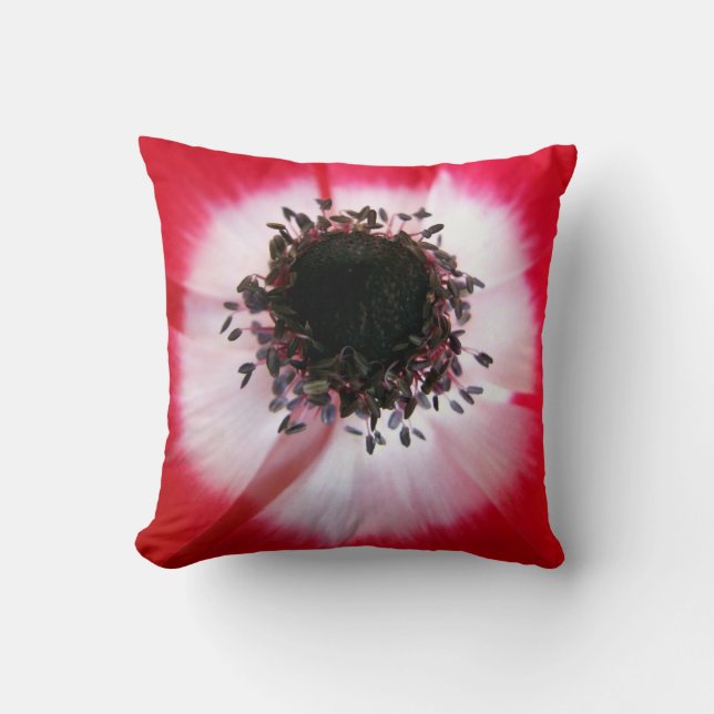Red Flower Centre Pillow (Front)