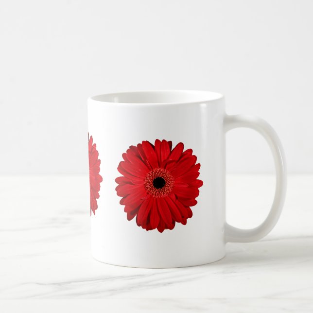 Red FLower Coffee Mug (Right)