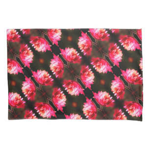Red Flower In Sunlight Close Up Pattern Pillowcase