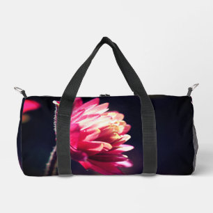 Red Flower In Sunlight Duffle Bag