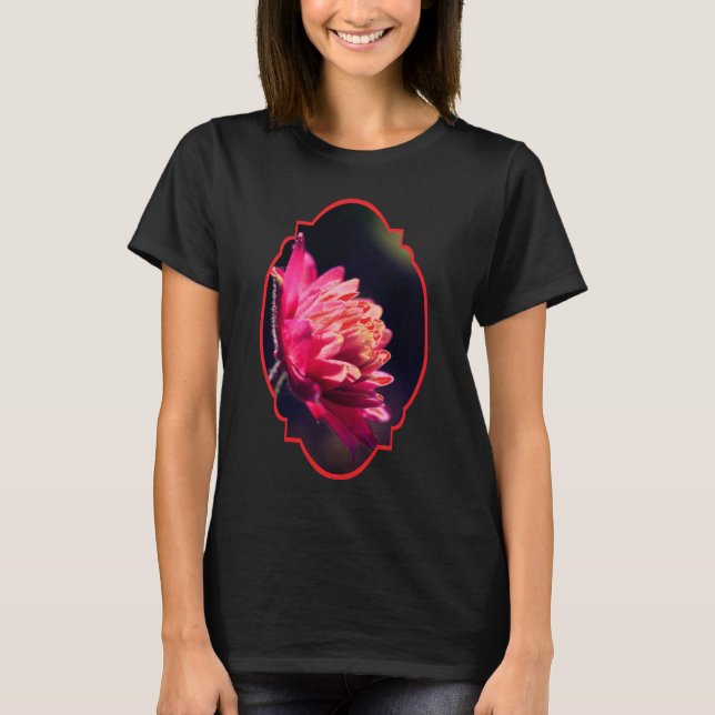 Red Flower In Sunlight  T-Shirt (Front)