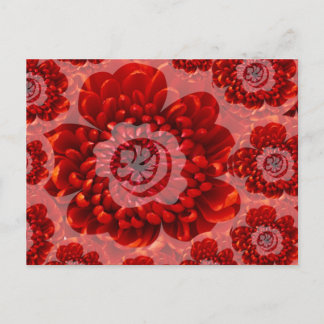 Red Flower Journey - Fantasy Worship World Postcard