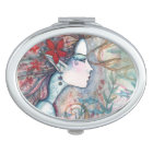 Red Flower Mermaid Fantasy Art